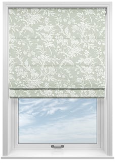 Laura Ashley Lloyd, Sage Green - Roman Blind